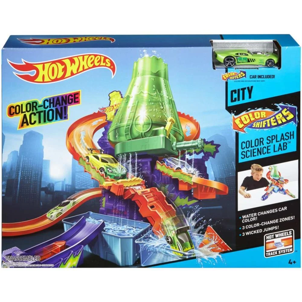 HOT WHEELS PISTA CITY COLOR CHANGE ESTACAO CIENTIFIC MATTEL (UNIDADE) - imagem 2
