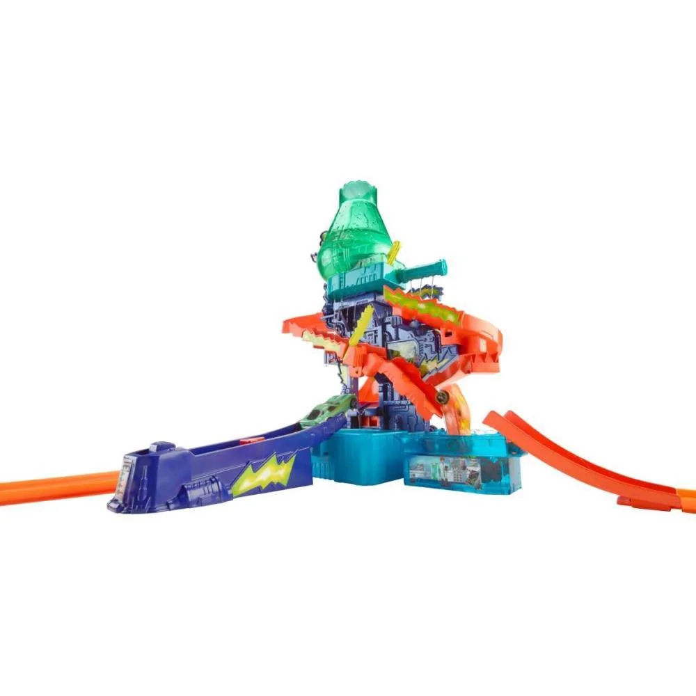 HOT WHEELS PISTA CITY COLOR CHANGE ESTACAO CIENTIFIC MATTEL (UNIDADE) - imagem 3
