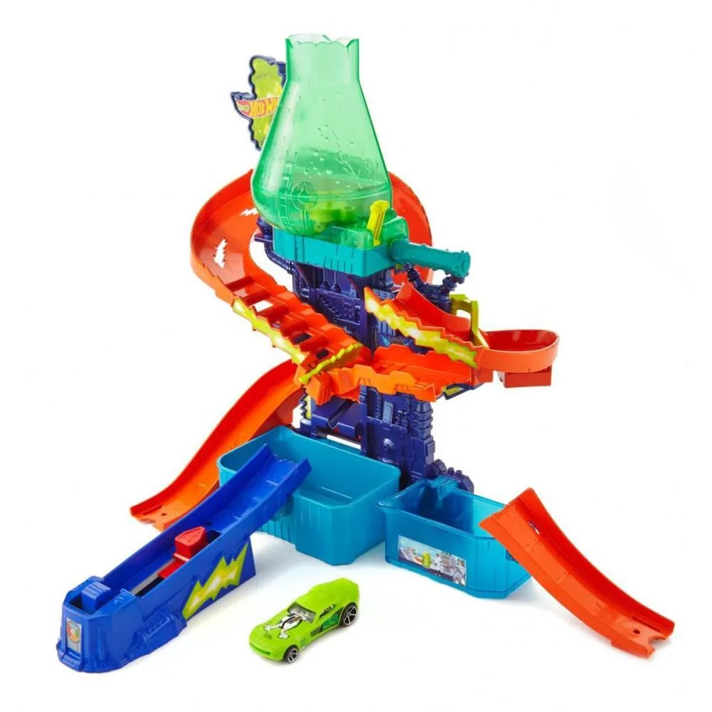 HOT WHEELS PISTA CITY COLOR CHANGE ESTACAO CIENTIFIC MATTEL (UNIDADE) - imagem 5