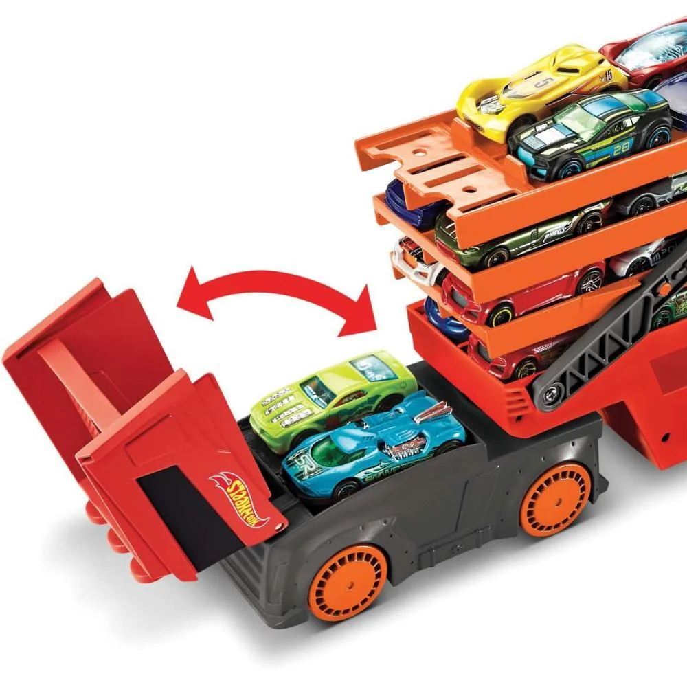 HOT WHEELS PISTA CITY MEGA CAMINHÃO REBOQUE MATTEL (UNIDADE) - imagem 4