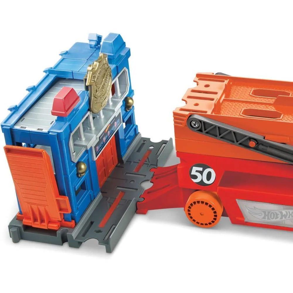 HOT WHEELS PISTA CITY MEGA CAMINHÃO REBOQUE MATTEL (UNIDADE) - imagem 6