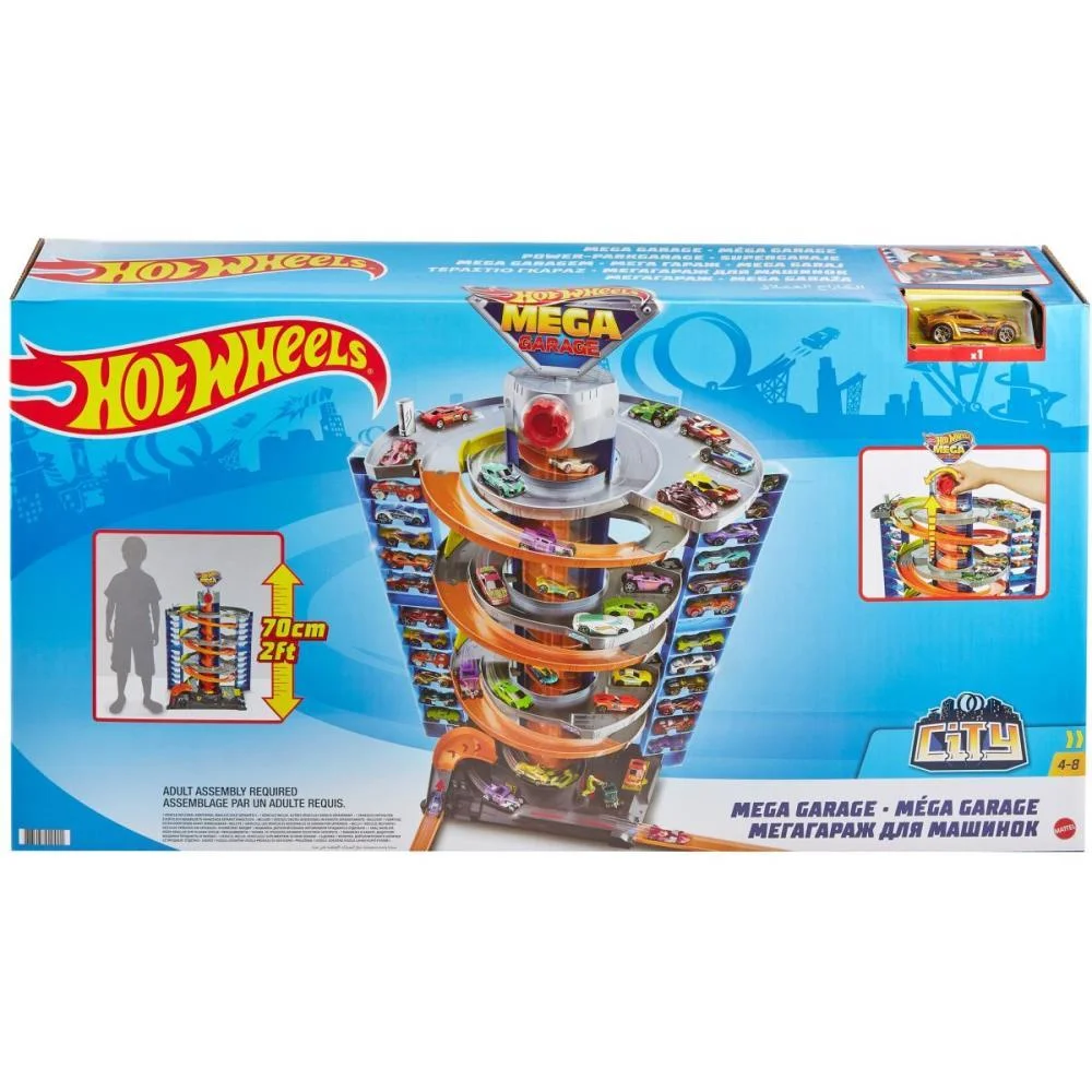 HOT WHEELS PISTA CITY MEGA GARAGEM ESPIRAL MATTEL (UNIDADE) - imagem 12