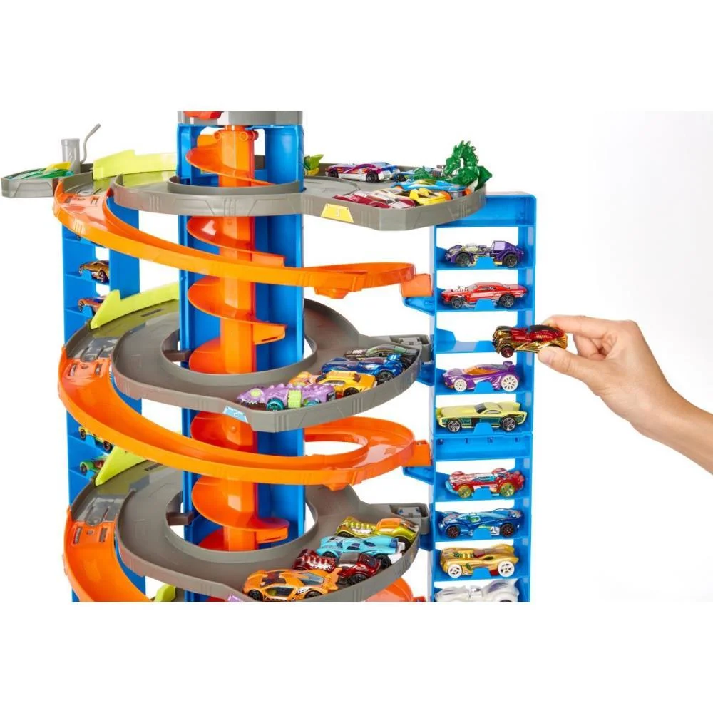 HOT WHEELS PISTA CITY MEGA GARAGEM ESPIRAL MATTEL (UNIDADE) - imagem 6