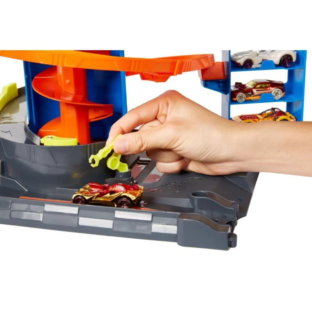 HOT WHEELS PISTA CITY MEGA GARAGEM ESPIRAL MATTEL (UNIDADE) - imagem 7