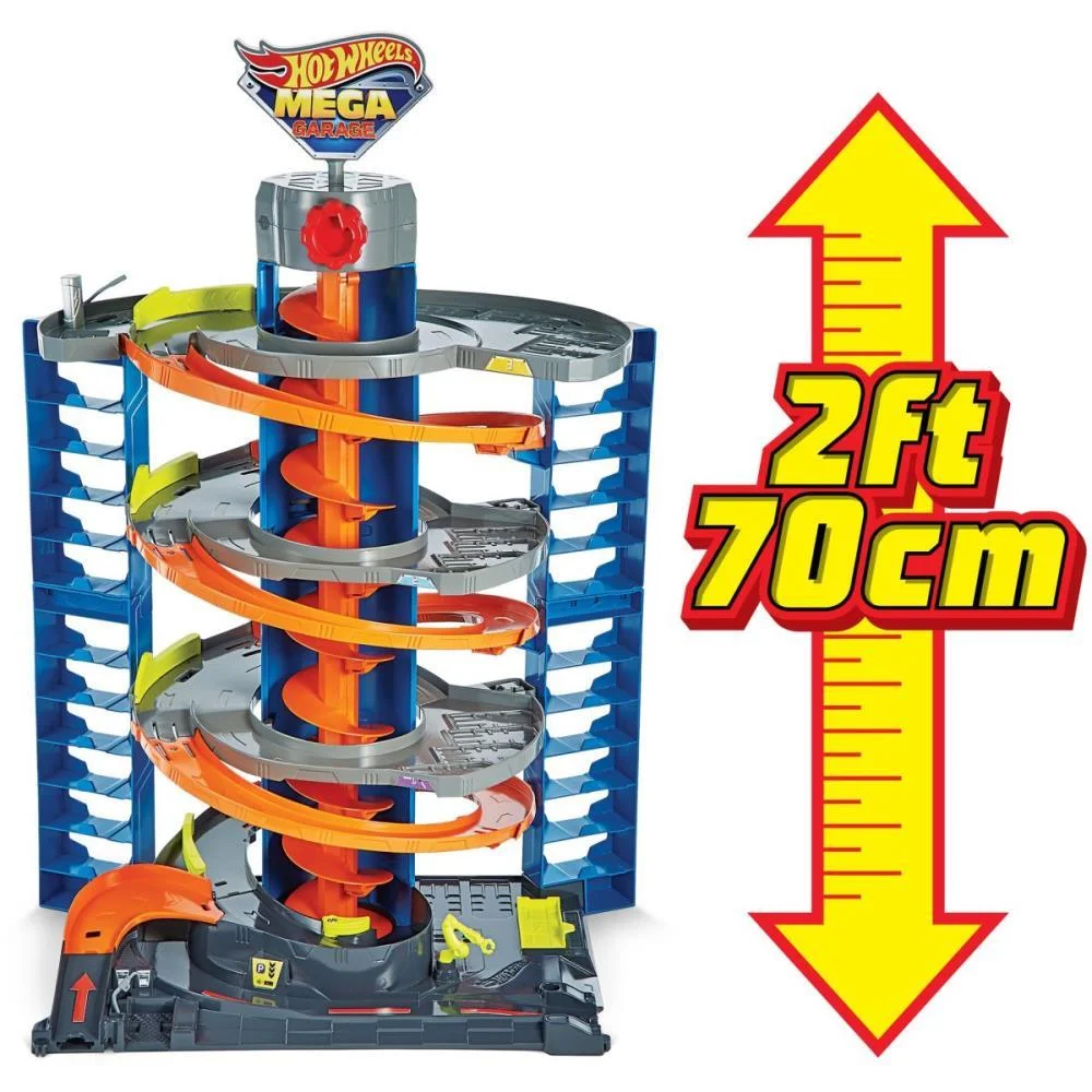 HOT WHEELS PISTA CITY MEGA GARAGEM ESPIRAL MATTEL (UNIDADE) - imagem 8