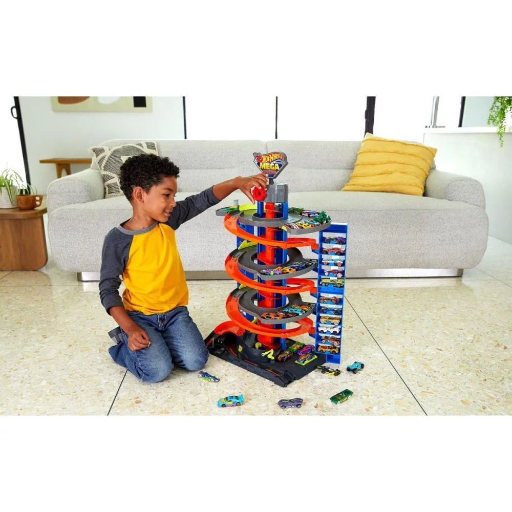 HOT WHEELS PISTA CITY MEGA GARAGEM ESPIRAL MATTEL (UNIDADE) - imagem 9