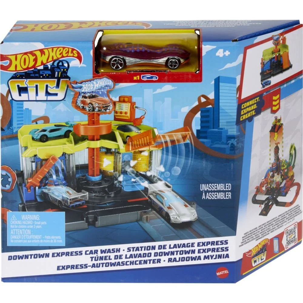 HOT WHEELS PISTA CITY DOWNTOWN LAVA-RÁPIDO MATTEL (UNIDADE) - imagem 7