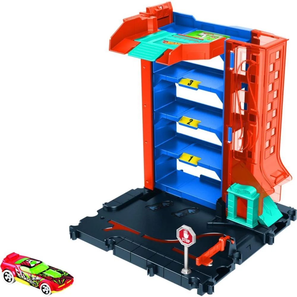 HOT WHEELS PISTA CITY DOWNTOWN GARAGEM MATTEL (UNIDADE) - imagem 5