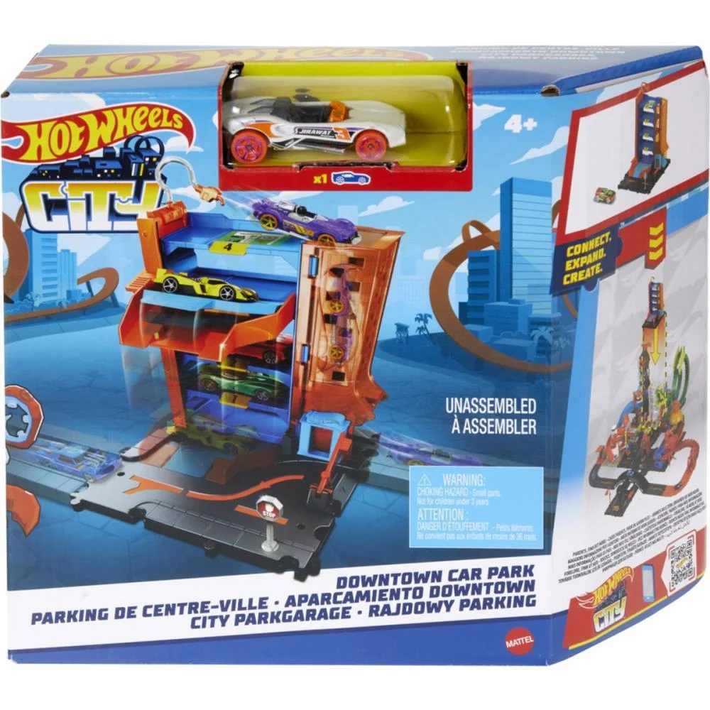 HOT WHEELS PISTA CITY DOWNTOWN GARAGEM MATTEL (UNIDADE) - imagem 6