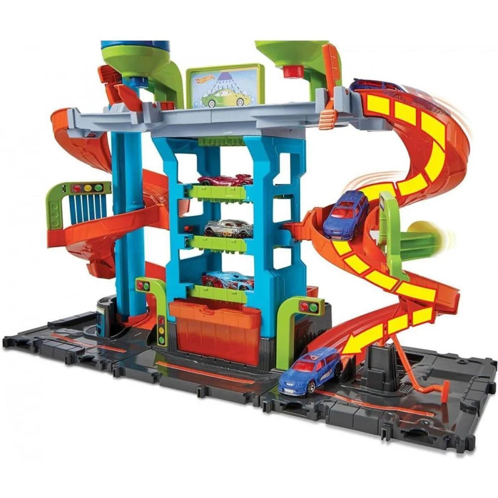 HOT WHEELS PISTA CITY LAVA-RÁPIDO MEGA TORRE COLORSH MATTEL (UNIDADE) - imagem 4