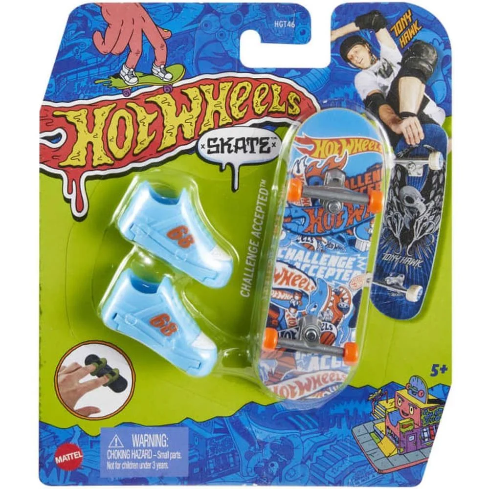 HOT WHEELS SKATE SKATE DE DEDO + TÊNIS (S) MATTEL (UNIDADE) - imagem 10