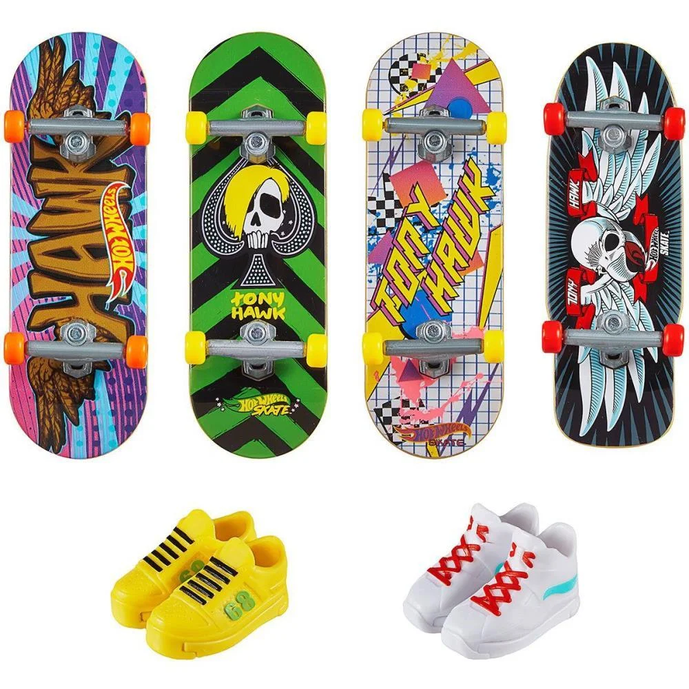 HOT WHEELS SKATE SKATE + TÊNIS 4-PACK (S) MATTEL (UNIDADE) - imagem 2