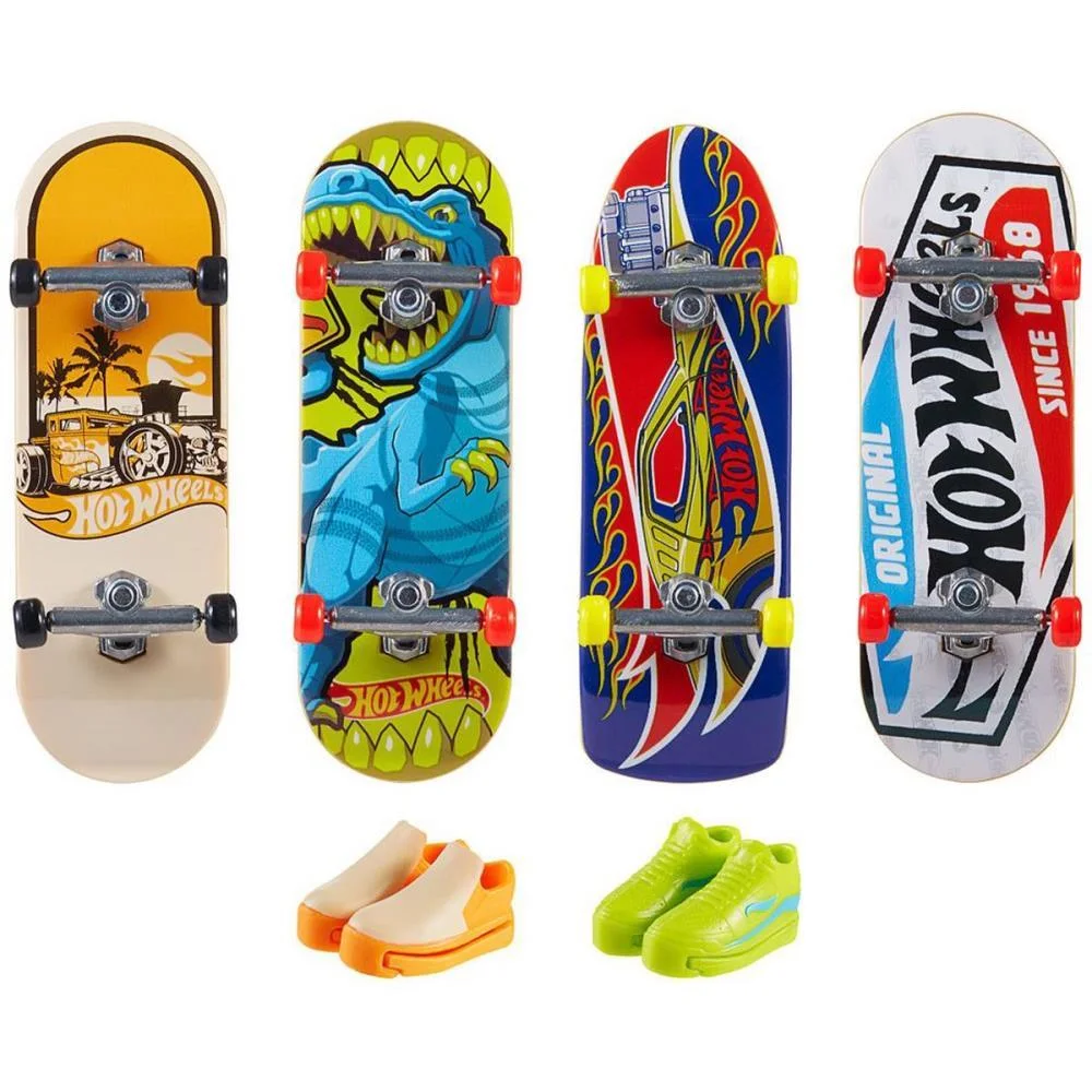 HOT WHEELS SKATE SKATE + TÊNIS 4-PACK (S) MATTEL (UNIDADE) - imagem 4