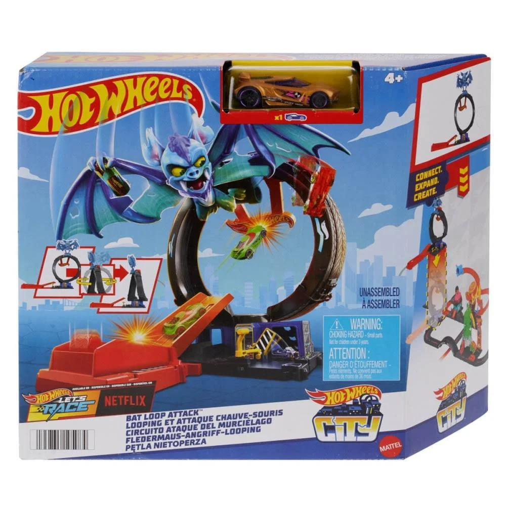 HOT WHEELS PISTA CITY ATAQUE DO MORCEGO MATTEL (UNIDADE) - imagem 8