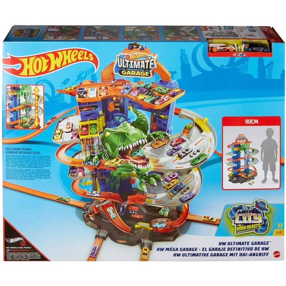 HOT WHEELS PISTA CITY ULTIMATE GARAGE ROBO T-REX MATTEL (UNIDADE) - imagem 14