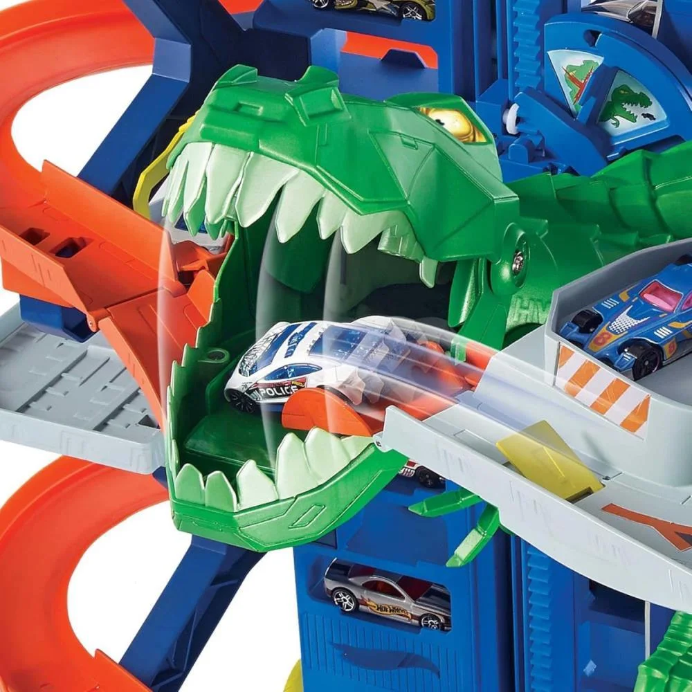 HOT WHEELS PISTA CITY ULTIMATE GARAGE ROBO T-REX MATTEL (UNIDADE) - imagem 7