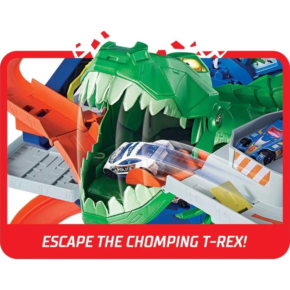HOT WHEELS PISTA CITY ULTIMATE GARAGE ROBO T-REX MATTEL (UNIDADE) - imagem 9