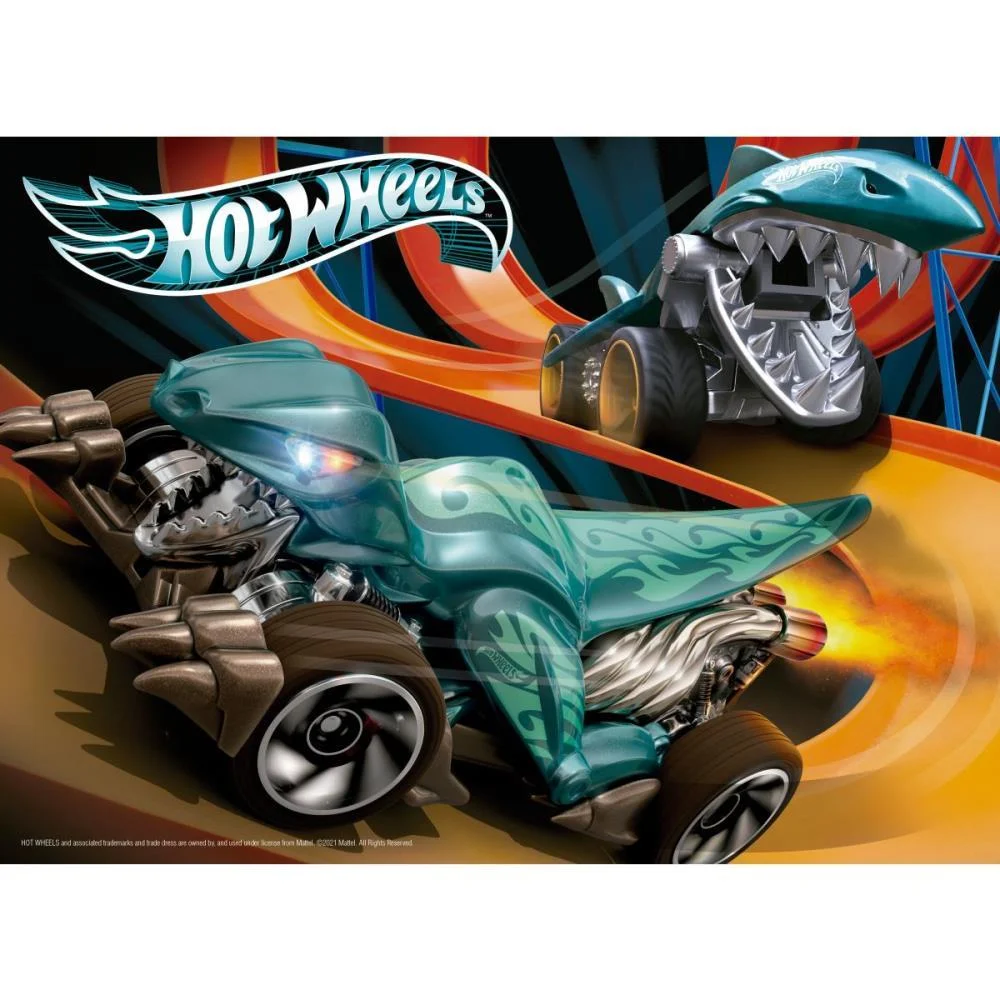 QUEBRA-CABECA CARTONADO HOT WHEELS 60 PECAS GROW (UNIDADE) - imagem 4