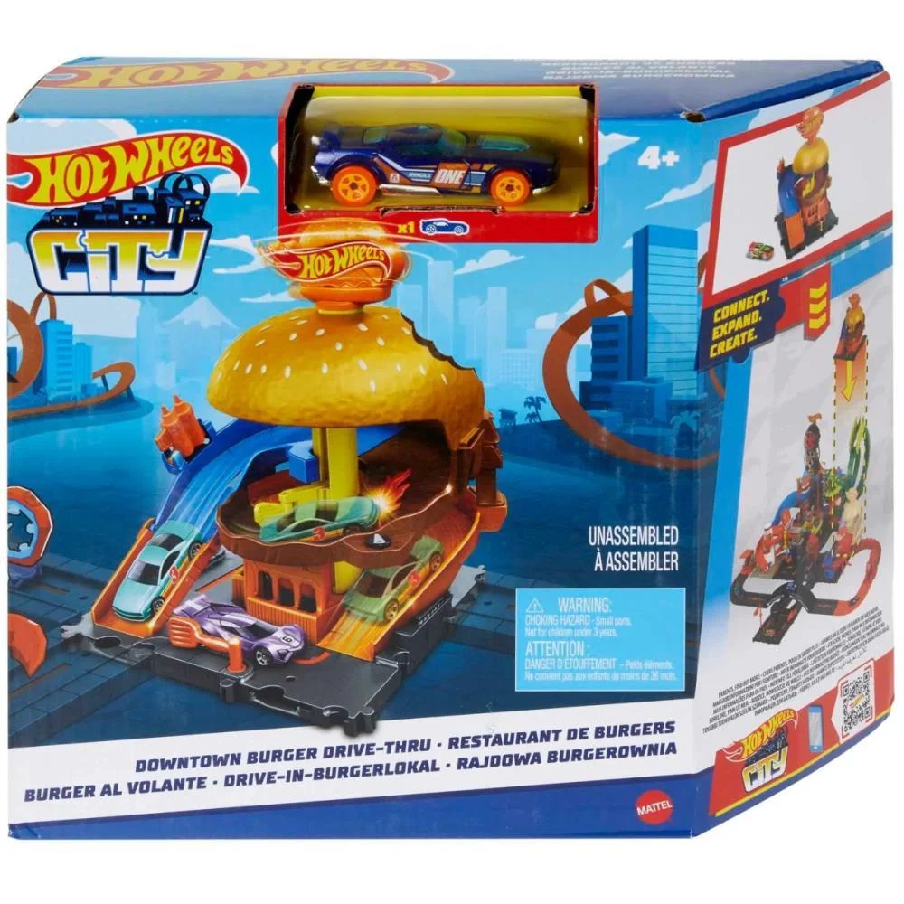 HOT WHEELS PISTA CITY DOWNTOWN CJ DE PISTAS (S) MATTEL (UNIDADE) - imagem 24