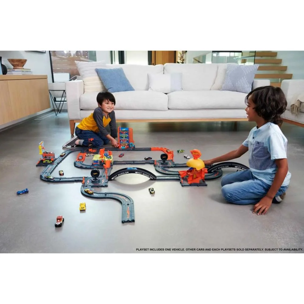 HOT WHEELS PISTA CITY DOWNTOWN CJ DE PISTAS (S) MATTEL (UNIDADE) - imagem 27