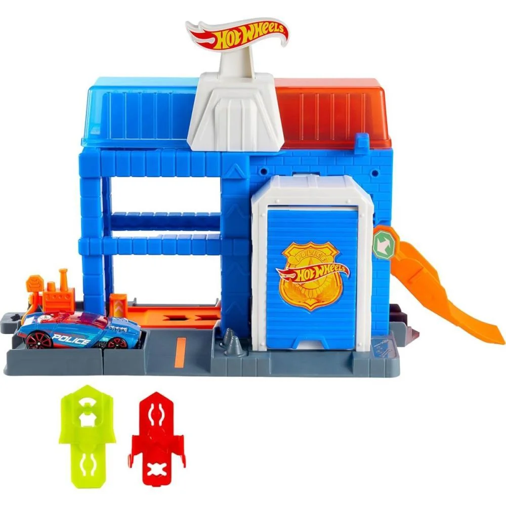 HOT WHEELS PISTA CITY DOWNTOWN TORRE DE POLICIA MATTEL (UNIDADE) - imagem 5