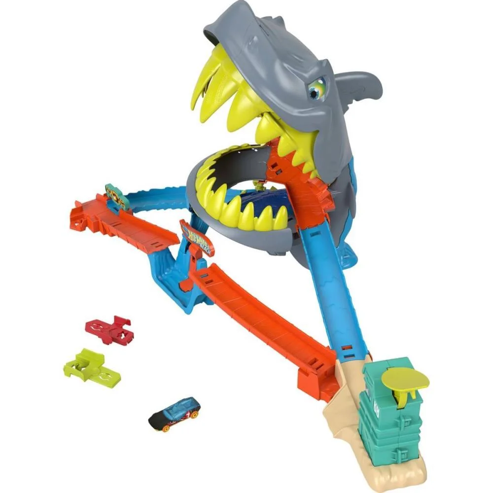 HOT WHEELS PISTA CITY ATAQUE MORDIDA DO TUBARÃO MATTEL (UNIDADE) - imagem 2