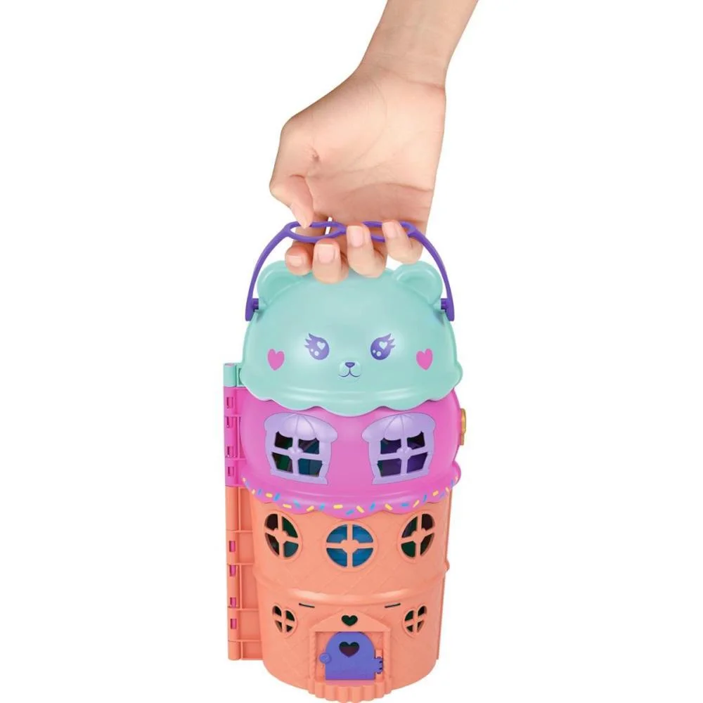 POLLY POCKET MICRO CONJ. CASA DE SORVETE MATTEL (UNIDADE) - imagem 14