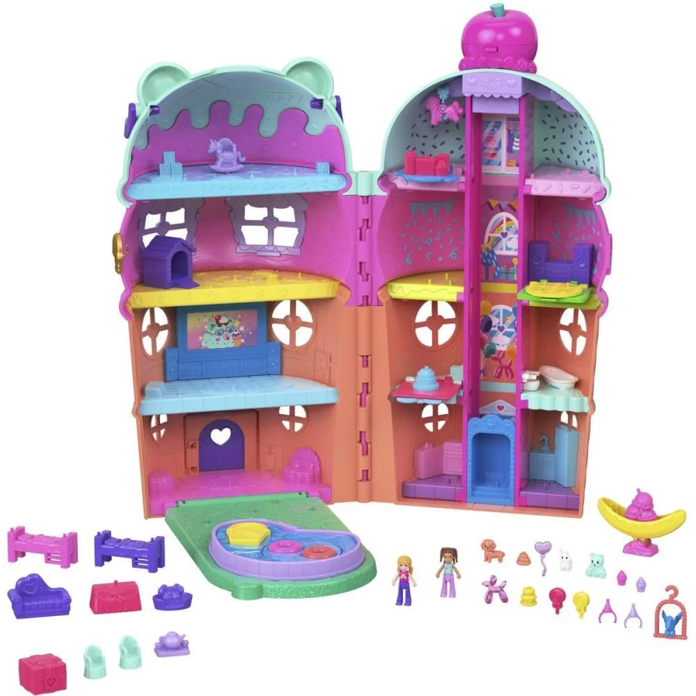 POLLY POCKET MICRO CONJ. CASA DE SORVETE MATTEL (UNIDADE) - imagem 4