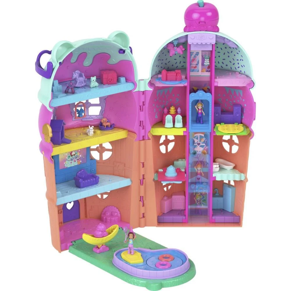 POLLY POCKET MICRO CONJ. CASA DE SORVETE MATTEL (UNIDADE) - imagem 6