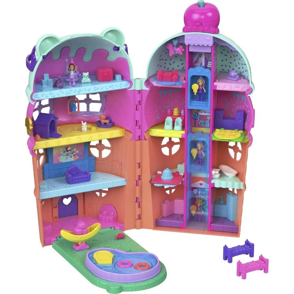 POLLY POCKET MICRO CONJ. CASA DE SORVETE MATTEL (UNIDADE) - imagem 7