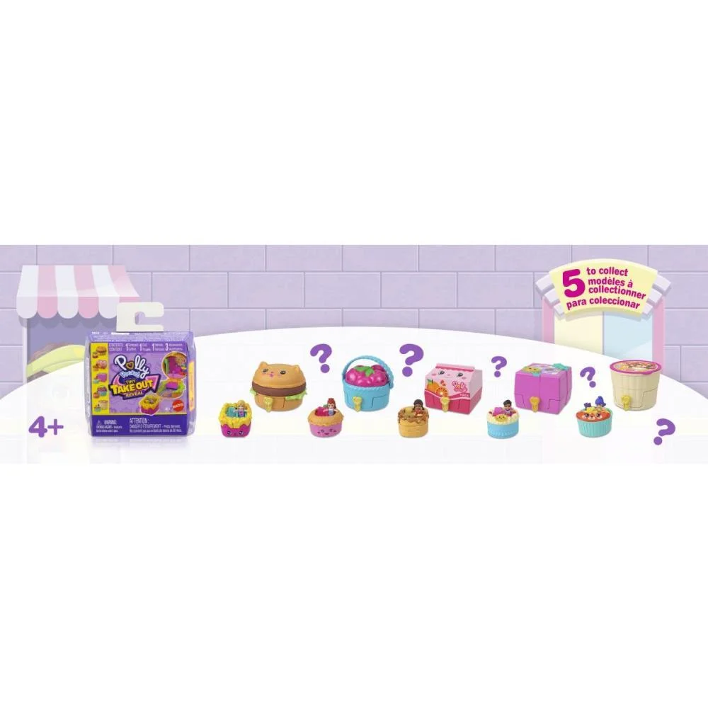 POLLY POCKET MICRO REVEAL COMIDINHA RAPIDA (S) MATTEL (UNIDADE) - imagem 13