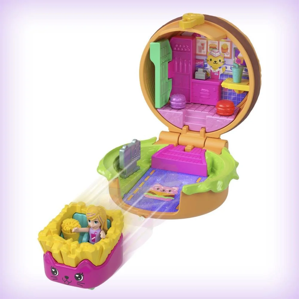 POLLY POCKET MICRO REVEAL COMIDINHA RAPIDA (S) MATTEL (UNIDADE) - imagem 7