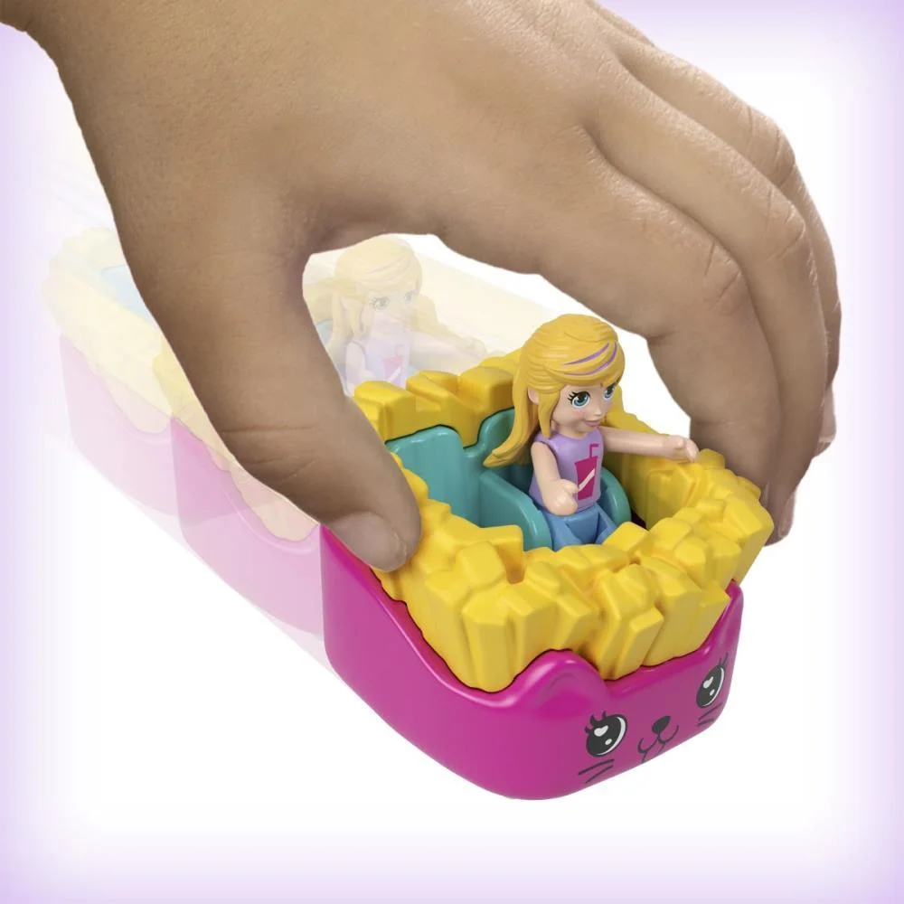 POLLY POCKET MICRO REVEAL COMIDINHA RAPIDA (S) MATTEL (UNIDADE) - imagem 8