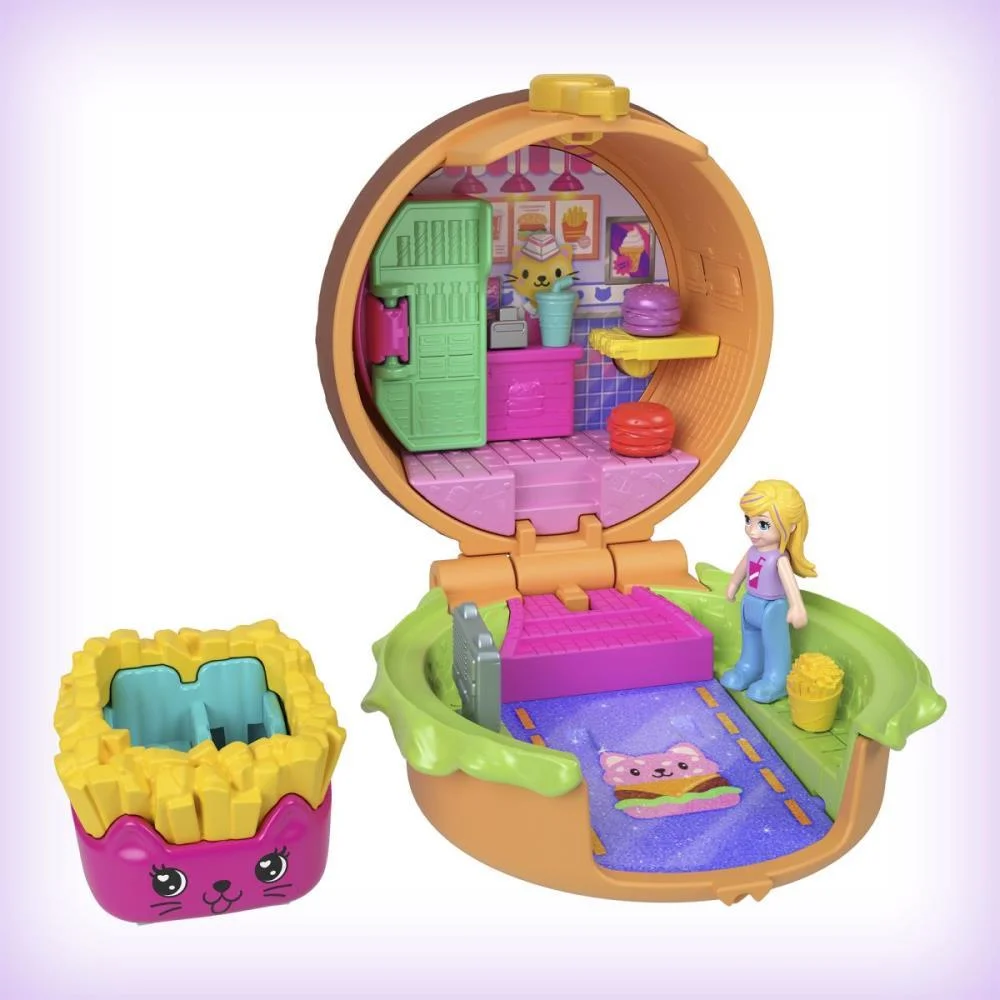 POLLY POCKET MICRO REVEAL COMIDINHA RAPIDA (S) MATTEL (UNIDADE) - imagem 9