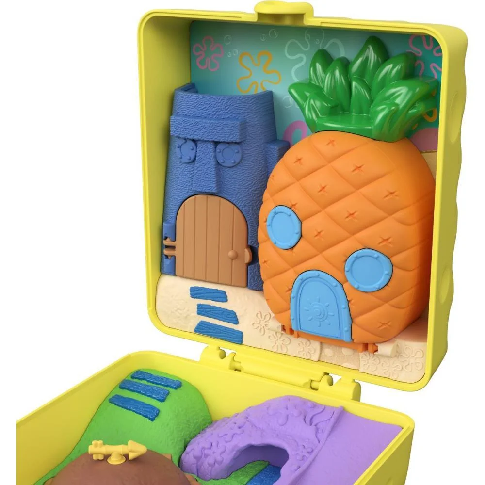 POLLY POCKET MICRO CONJ. BOB ESPONJA FENDA DO BIQ MATTEL (UNIDADE) - imagem 3