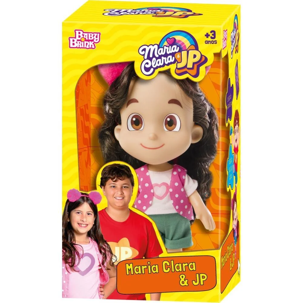 BONECO E PERSONAGEM MARIA CLARA 25CM. BABY BRINK (UNIDADE) - imagem 3