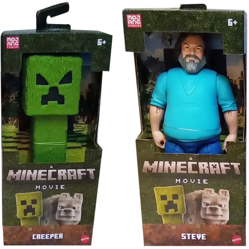 BONECO E PERSONAGEM MINECRAFT FILME FIG. 30CM (S) MATTEL (UNIDADE) - imagem 5