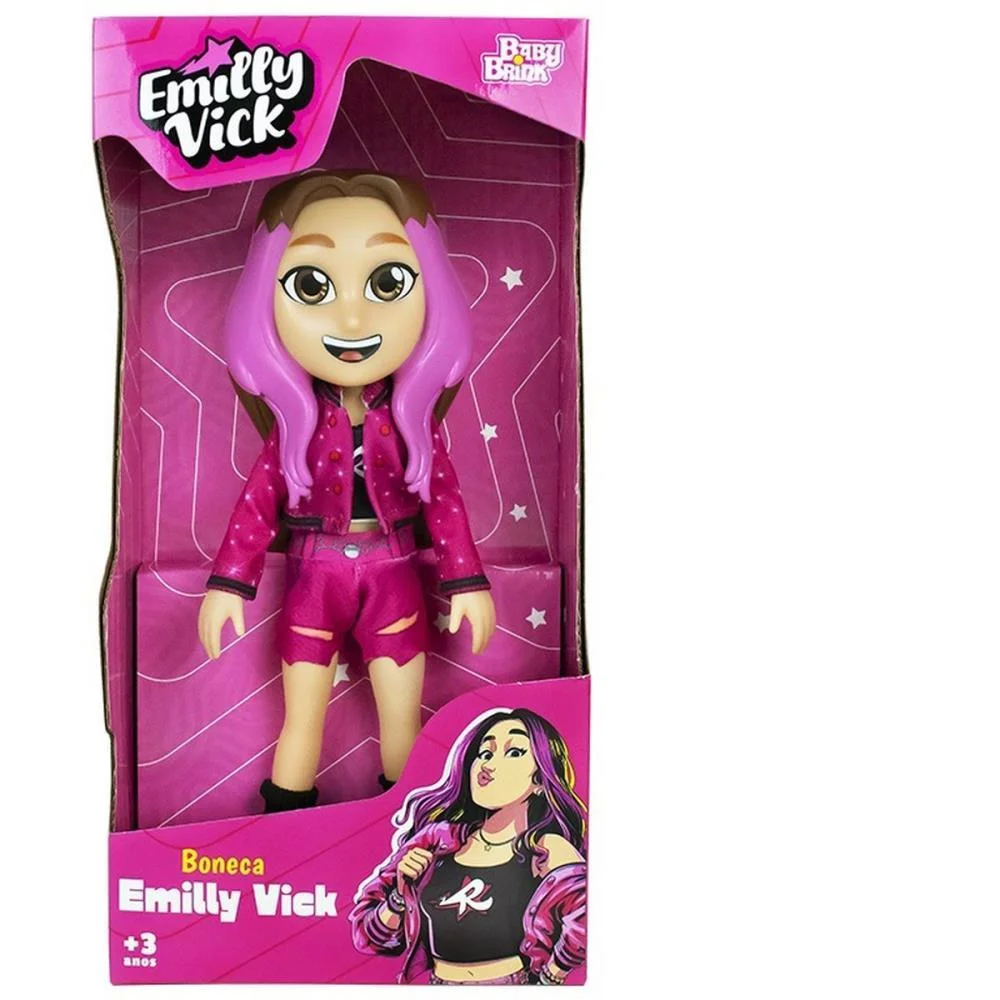 BONECO E PERSONAGEM DOS ROSA EMILLY VICK 25CM BABY BRINK (UNIDADE) - imagem 5