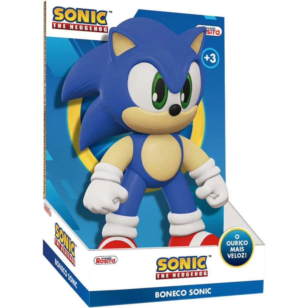 BONECO E PERSONAGEM SONIC 21CM. BABY BRINK (UNIDADE) - imagem 4