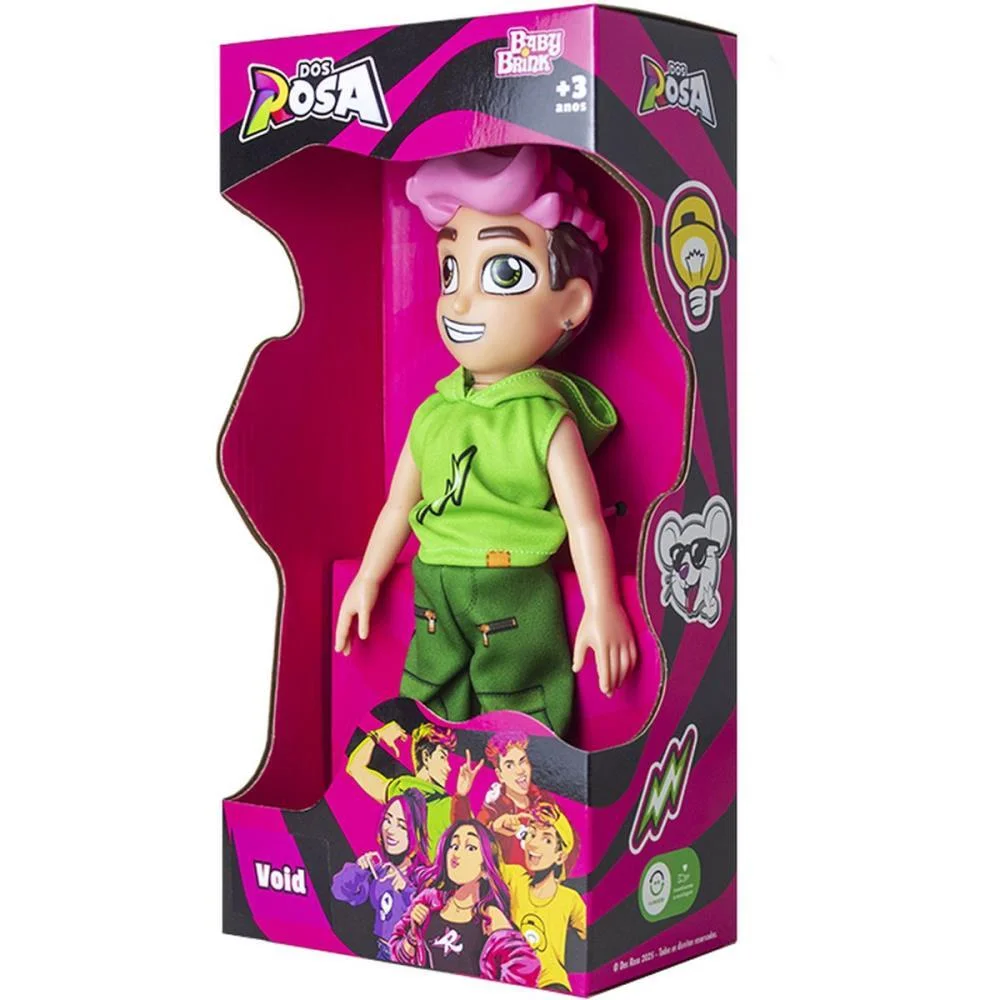 BONECO E PERSONAGEM DOS ROSA VOID 25CM BABY BRINK (UNIDADE) - imagem 9