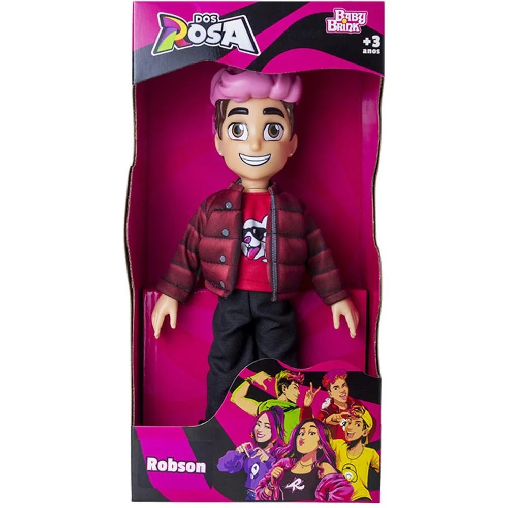 BONECO E PERSONAGEM DOS ROSA ROBSON 25CM BABY BRINK (UNIDADE) - imagem 9