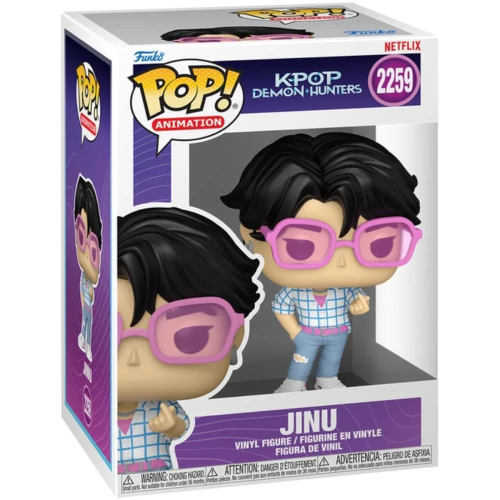 BONECO E PERSONAGEM FUNKO POP GUERR DO K-POP JINU CANDIDE (UNIDADE) - imagem 7