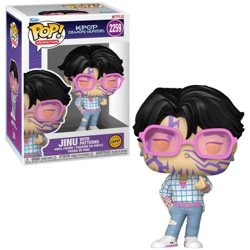 BONECO E PERSONAGEM FUNKO POP GUERR DO K-POP JINU CANDIDE (UNIDADE) - imagem 8