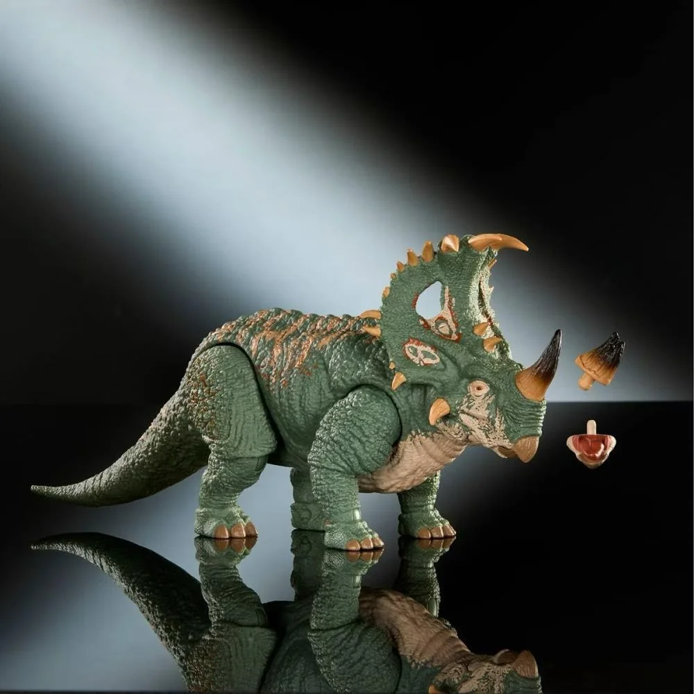 BONECO E PERSONAGEM JW HAMMOND SINOCERATOPS MATTEL (UNIDADE) - imagem 5
