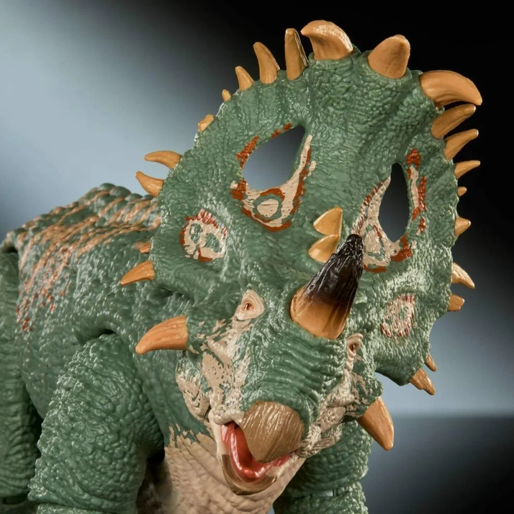 BONECO E PERSONAGEM JW HAMMOND SINOCERATOPS MATTEL (UNIDADE) - imagem 6