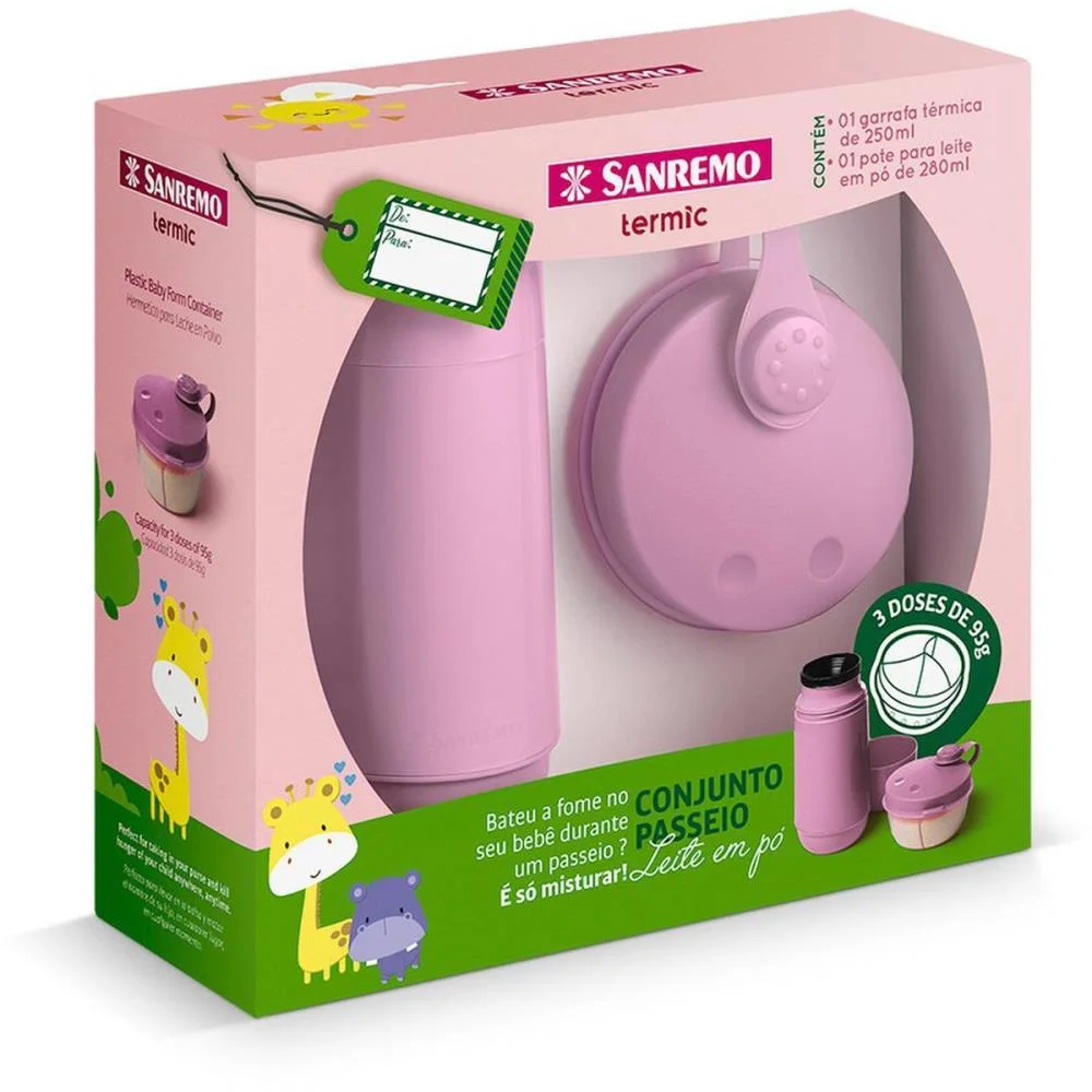 GARRAFA TERMICA ROSCA GARRAFA 250ML+DOSADOR LEITE RS SANREMO (UNIDADE) - imagem 5