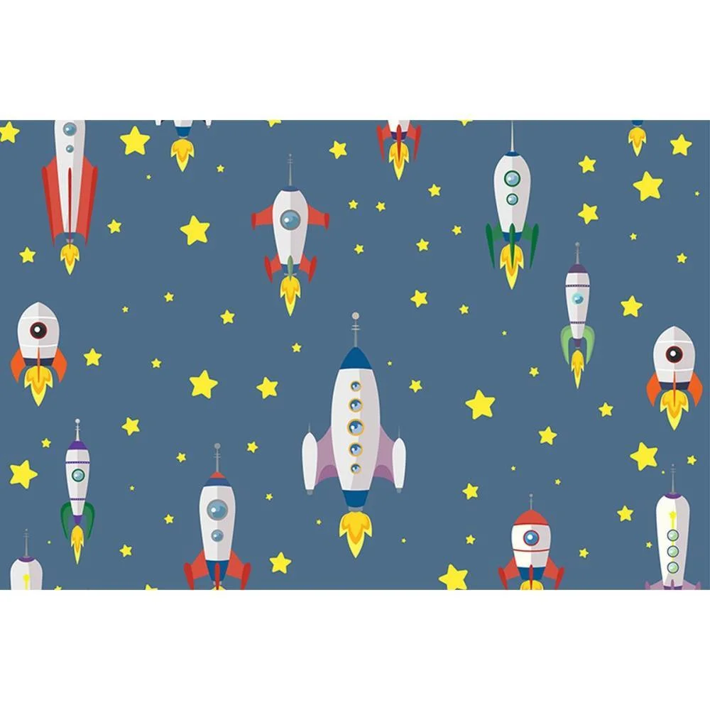 CONTACT DECORADO 45CMX10M FOGUETE ESPACIAL CONTACT (ROLO) - imagem 5