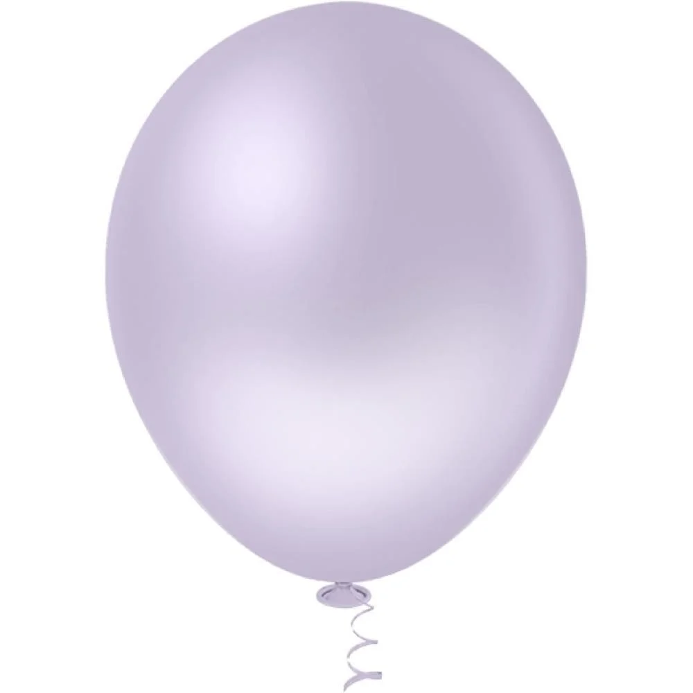 BALÃO 16 LISO LILAS CANDY RIBERBALL COM 12 UNIDADES - imagem 3
