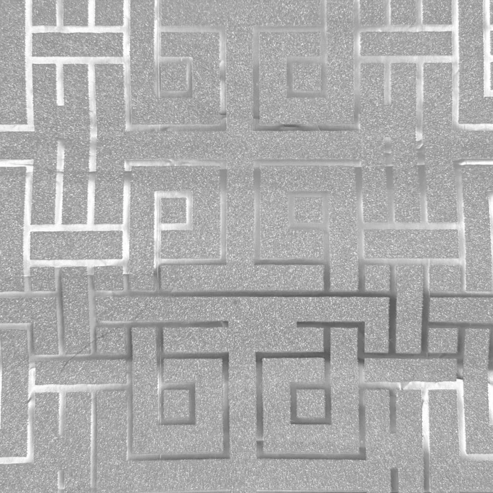 CONTACT LISO 45CMX10M GLITTER GEOMETRICO PRATA CONTACT (ROLO) - imagem 3