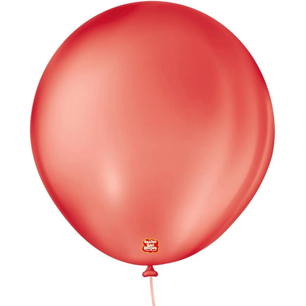 BALAO 8 LISO VERMELHO QUENTE SAO ROQUE (PCT.C/50) - imagem 2